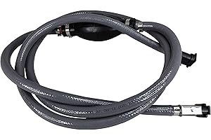 Pactrade Marine Johnson/Evinrude 3/8" Fuel Line Assembly Outboard Primer Bulb