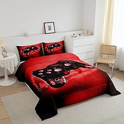 Feelyou Gaming Comforter Set Video Game Bedding Set