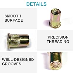 Trivd Frol Rivet Nut Tool Kit, 520pcs SAE & Metric