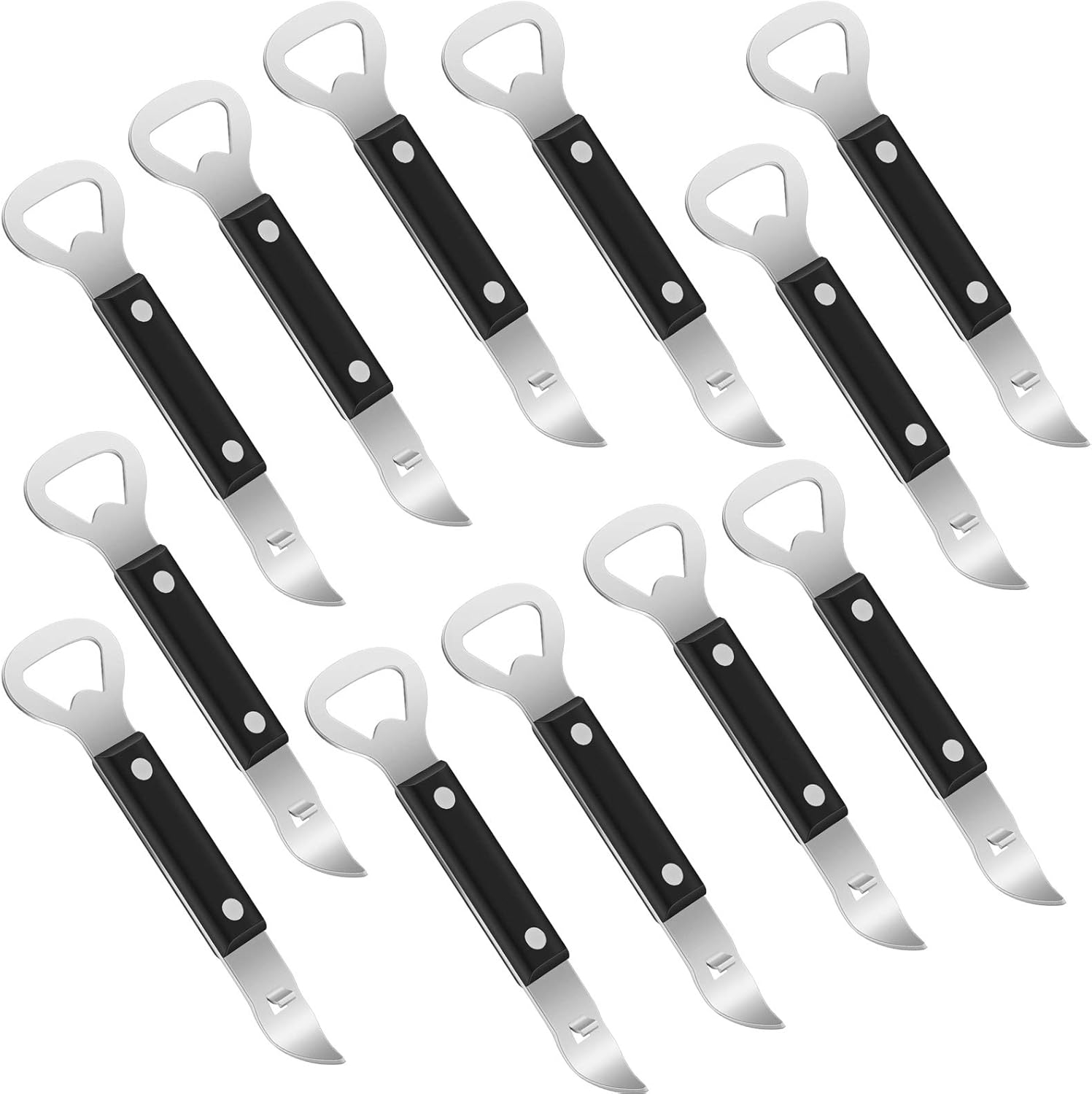 Lamoutor 12Pcs Can Punch Bottle Opener DualSided Punch Bottle