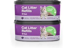 5-Star Cat Litter Refills (Pack of 2) Compatible with Litter Genie and Pet Genie Pail