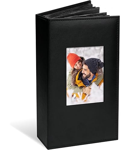 Photo Album Post Card Portfolio 300 Slip In Pockets 4"x6" Index & Memo - Foto 5