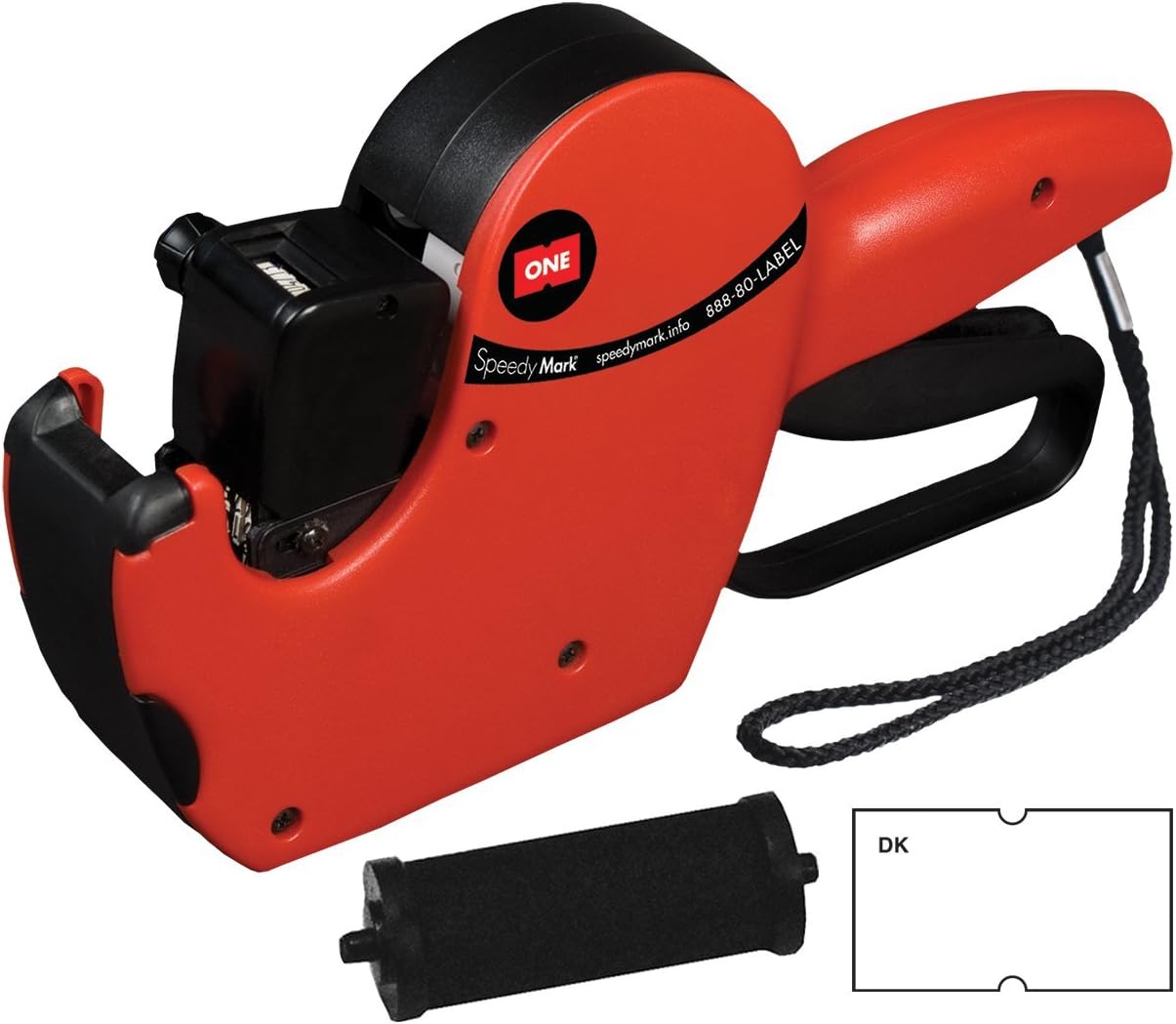 Label Gun Convenience Kit: Incl. SpeedyMark 1-Line Marker, Permanent Labels & Ink Rollers, DayMark IT118135