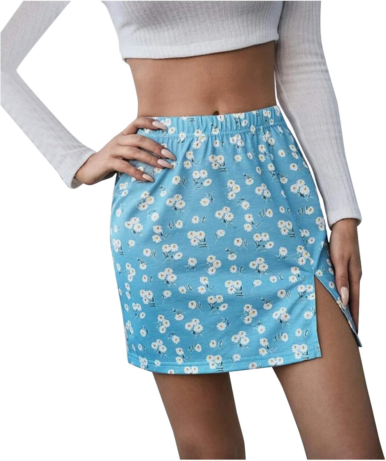 Eymitory Mädchen Maxirock - Plissiert, Hohe Taille Mit Taschen, A-Linie