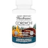 Host Defense CordyChi Capsules - Energy & Immune Support Supplement - Cordyceps & Reishi Mushroom Supplement for Relaxation & Respiratory Support - Aids Against Tiredness - 120 Capsules