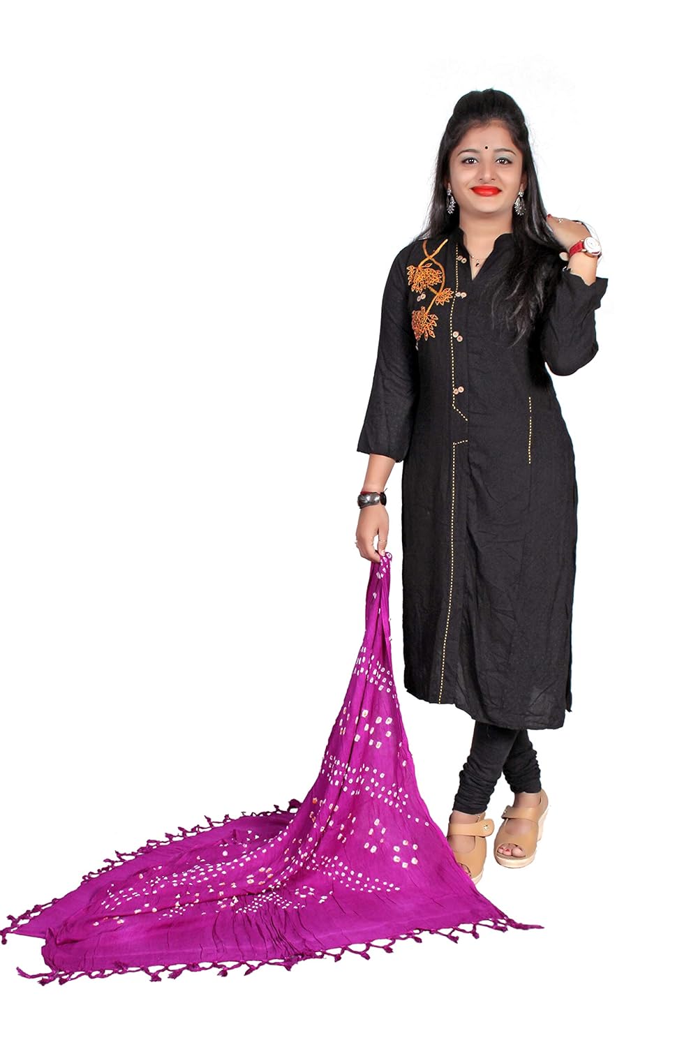 women's bandhni dupattas and stoles