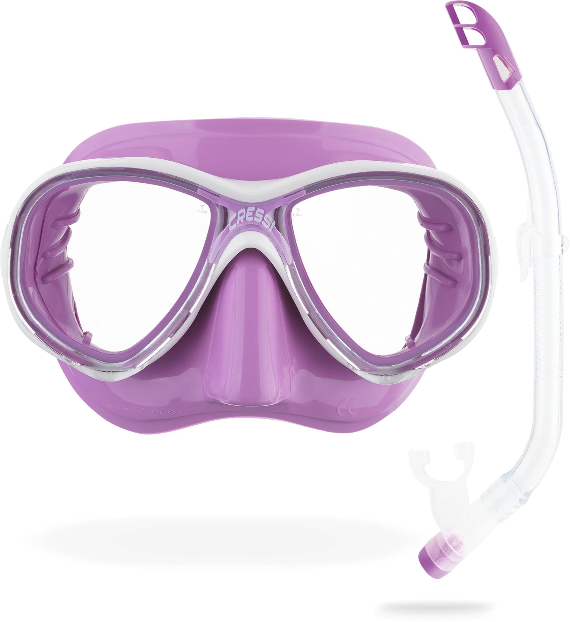 Cressi Marea Vip Jr, New Premium Colorama Snorkeling Set 7/13 Years (Made in Italy) — image 1