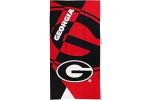 NORTHWEST Georgia Bulldogs 30 x 60 Inch Beach Towel, Puzzle Design