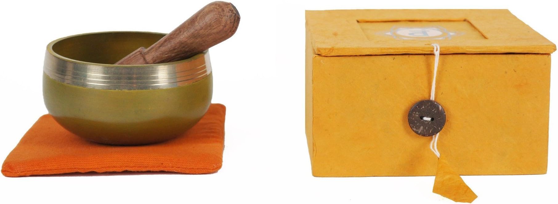 JIVE Tibetan Singing Bowl Palm Size SACRAL Chakra Premium Singing Bowl Gift Set SACRAL Chakra - JIVE FEDERAL TRADEMARK BRAND