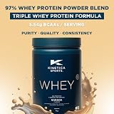 Kinetica Banana Whey Protein Powder 1 Kg 33 Servings 23g Protein 5.5g BCAA view 2
