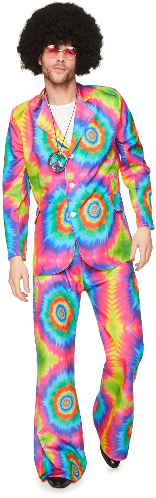 Karnival 1970's Male Tie Dye Suit