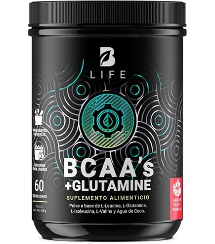Aminocidos BCAAs de 40 Servicios. Carnitina, CLA, Glutamina y  Electrolitos. BCAA 3X (Fruit Punch) Get Ripped. : Amazon.com.mx: Salud y  Cuidado Personal