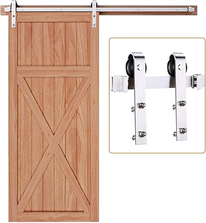 Amazon Com Easelife 6 6 Ft Modern Stainless Steel Sliding Barn