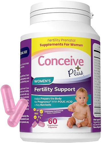 Conception Support Pack CONCEIVE PLUS Women's Fertility Support | Conception Vitamin Complex ...