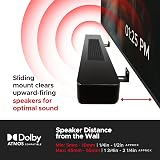 Sound Bass Wall Mount for Bose Soundbar 300 500 550 600 700 900 Ultra Black UK view 5