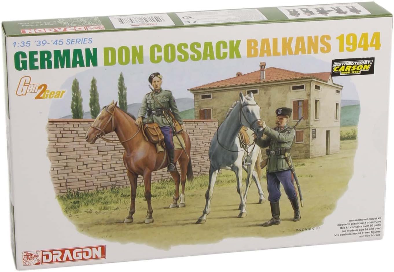 DRAGON 6588 German Don Cossack, Balkans 1944 Model Kit 1:35