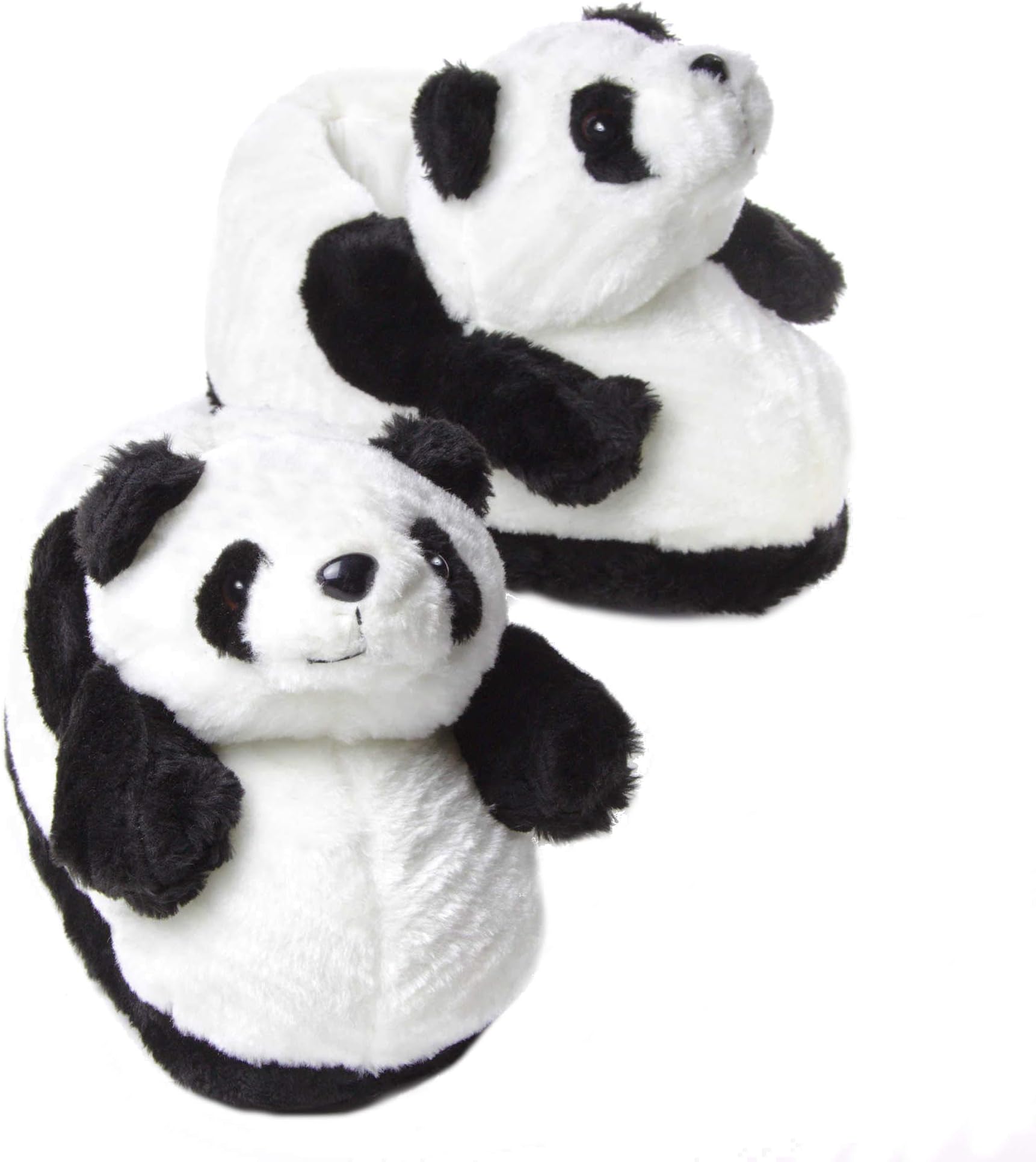 Sleeper'z Panda Animal Plush Slippers, Funny and Original, Women Men and Kid
