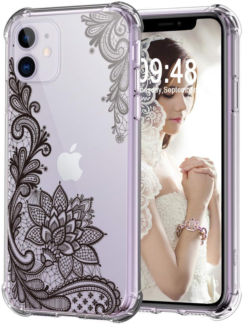 Amazon Com Audimi Case For Iphone 11 Flower Lace Design Shockproof Clear Hard Pc Tpu Bumper Protective Cover Case For Iphone 11 6 1 Inch Black Lace Amazon Com Audimi Case For Iphone 11 Flower Lace Design Shockproof Clear Hard Pc Tpu Bumper Protective Cover Case For Iphone 11 6 1 Inch Black Lace