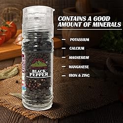 Himalayan Chef Black Pepper Grinder-2 Count