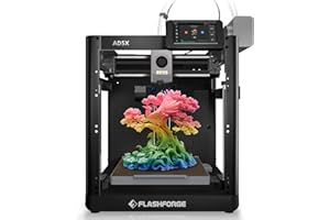 FILABEES FLASHFORGE AD5X 3D Printer,Multi-Color 3D Printing,Max 600mm/s High Speed,Fully Auto Leveling,Large Flow High Temp Direct Extruder,Print Smooth & Precision,220x220x220mm Build Volume