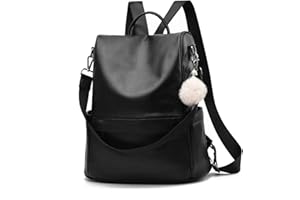 CHERUTY Women Backpack Purse PU Leather Anti-theft Casual Shoulder Bag Fashion Ladies Satchel Bags