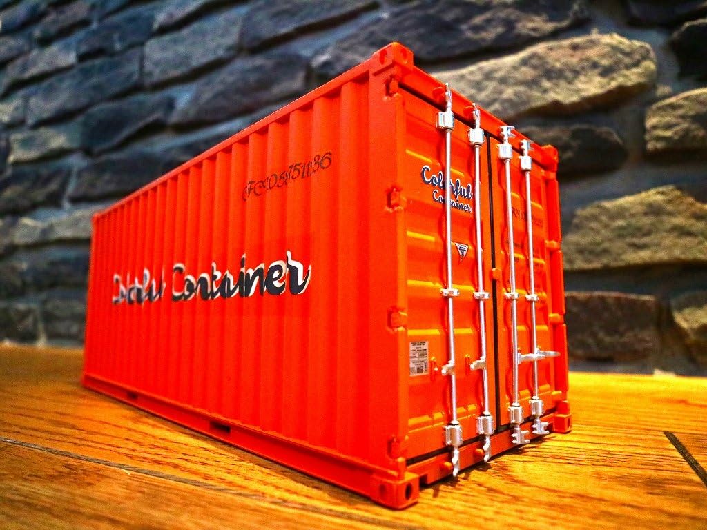 Amazon コンテナ型ショーケース 1 コンテナ 模型 オレンジ プラモデル 通販