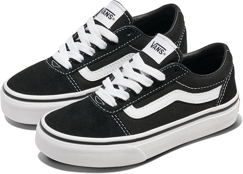 Ward, Sneaker Unisex - Bambini e ragazzi, Suede Canvas Black White, 37 EU