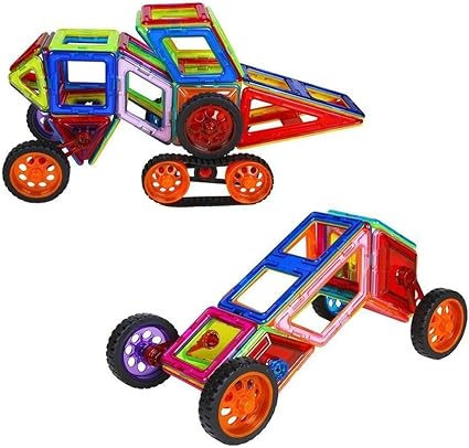 Magicwand 46 pcs Pieces Magical Magnetic Construction, Learning & Educational Building Blocks for Kids