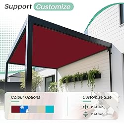 SunnyRoyal 12'x31' Waterproof Sun Shade Sail