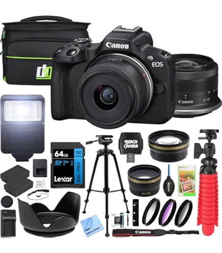 Amazon.com : Canon EOS R50 Mirrorless Digital Camera Body Black