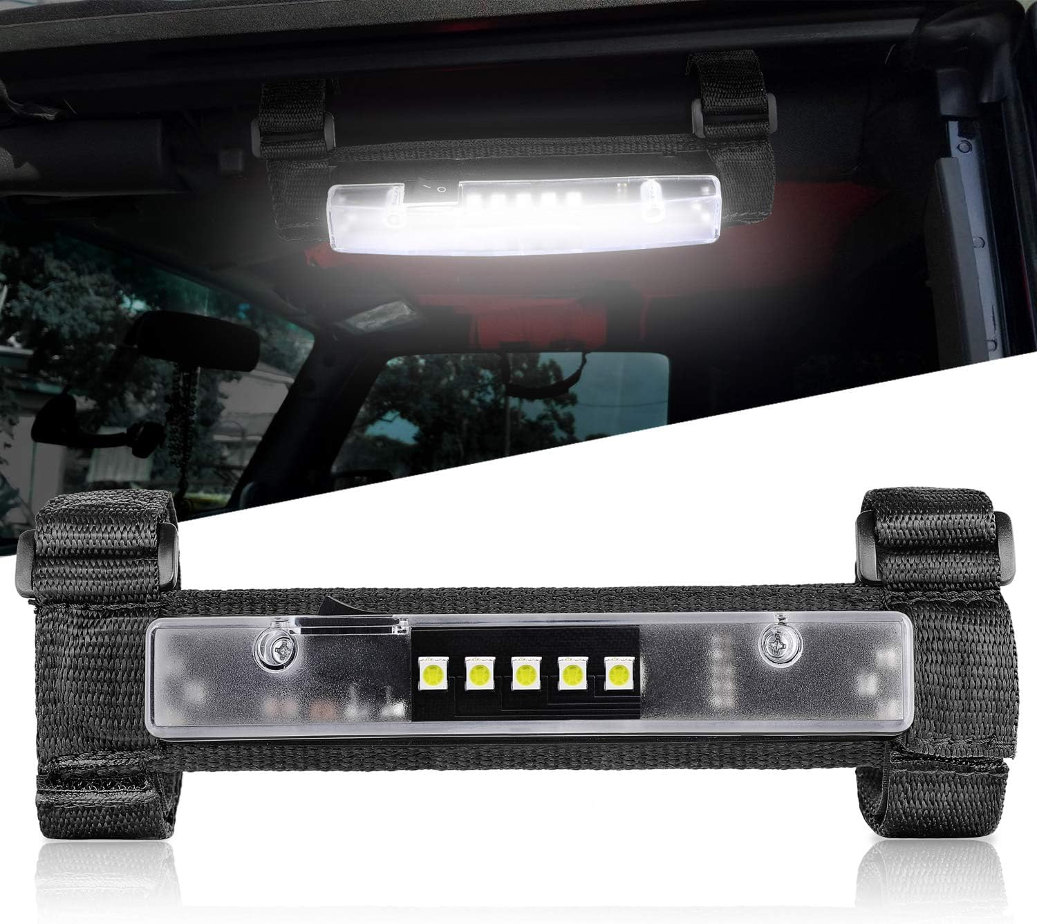 Photo 1 of Nirider UTV Interior Light Universal Roll Bar Mount LED Lights Utility Roll Cage Lights Courtesy Interior Dome Light for UTV ATV Polaris RZR Can-Am Truck Car Off Road Vehicle