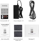 HCSSZ Mini Heater 3D Resin Printer Temp Controller Activated Carbon Filter LCD view 7