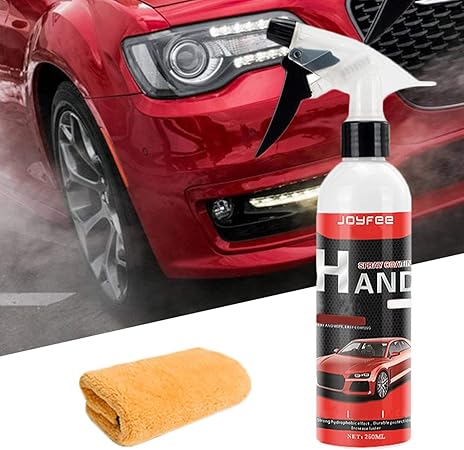 Amazon Steman Net 車コーティング剤 スプレー型 250ml タオル付き 液体セラミックコート ガラス硬化剤 オートコートペイント保養 超疎水性ガラスコーティング アンチスクラッチ 耐高温 耐摩耗 自動車保養用品 コーティング剤 車 バイク