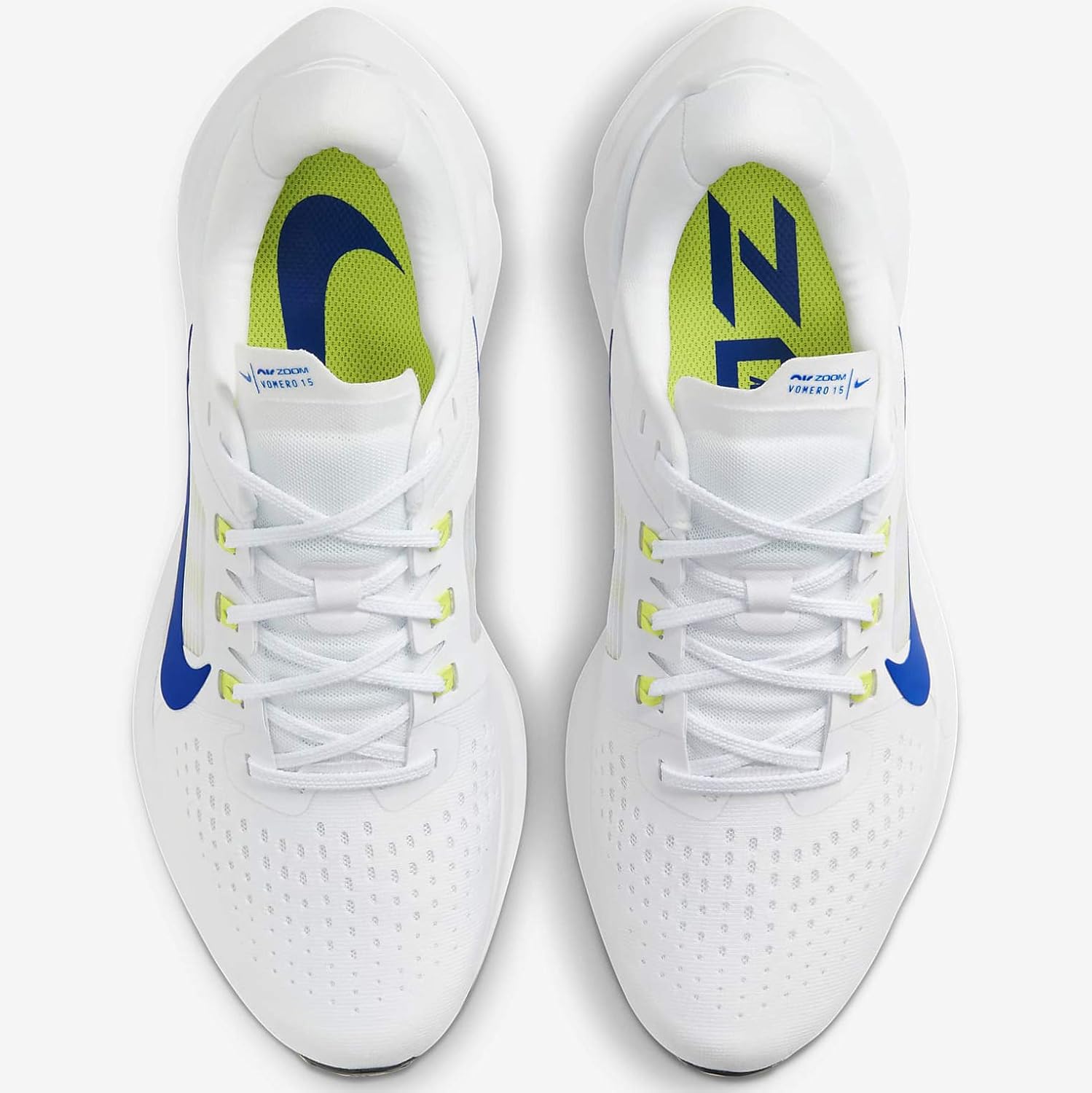 Amazon Co Jp ナイキ Nike エア ズーム ボメロ 15 Air Zoom Vomero 15 ホワイト サイバー ブラック レーサーブルー Cu1855 102 国内正規品 22 0cm スポーツ アウトドア