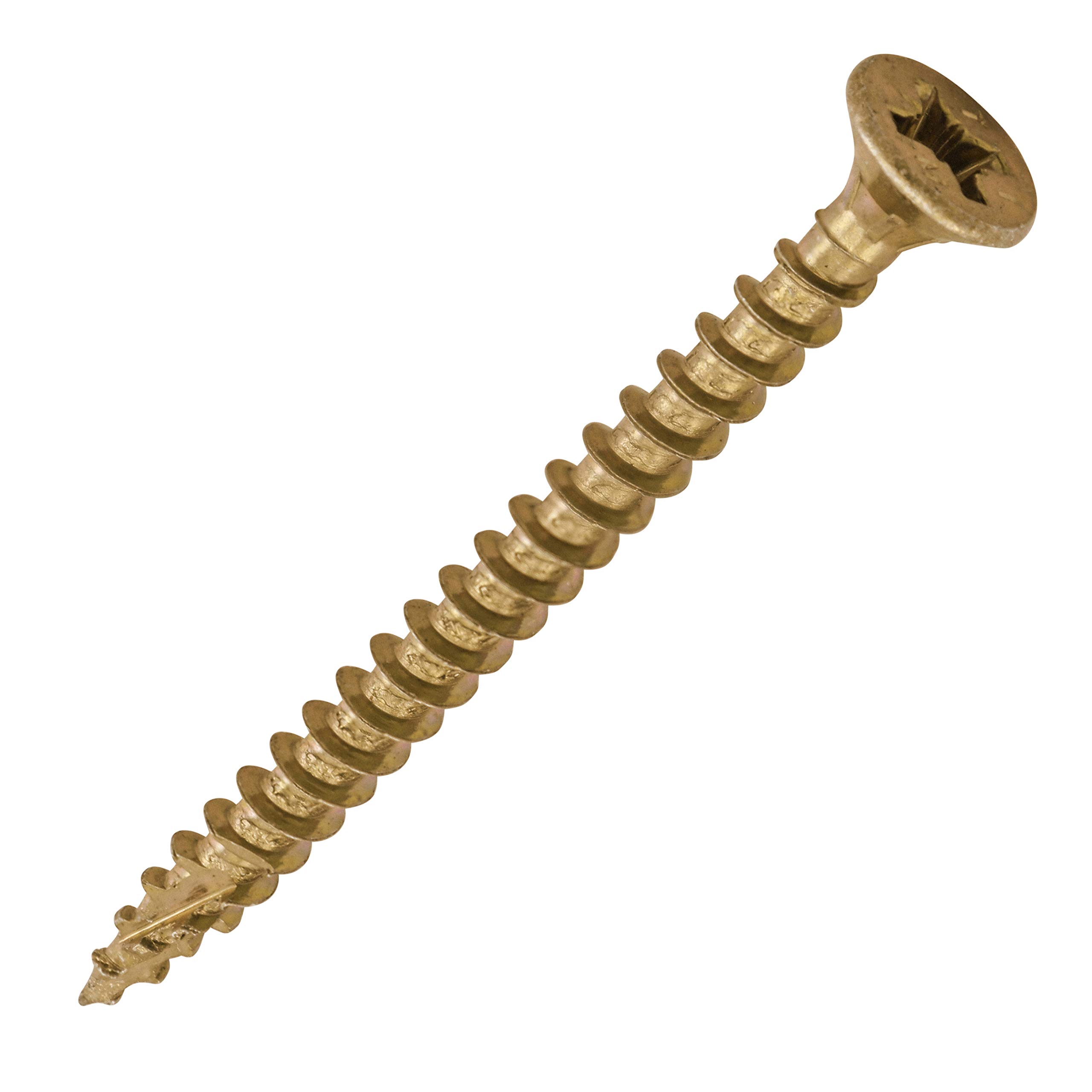 TIMCO C2 Strong-Fix Multi-Purpose Premium Countersunk Gold Woodscrews - 4.0 x 50 - Box of 200