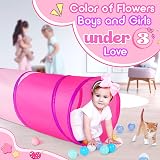 SENODEER Kids Play Tunnel Tent 6 ft Pop Up Crawl Toy Indoor Outdoor view 5