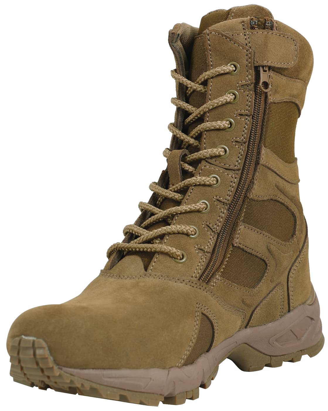 Rothco Bota de implementación de entrada forzada, 8 pulgadas, color canela, regular, 9