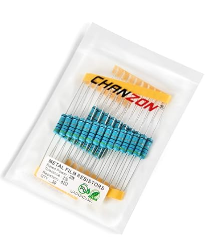 Uxcell 10-Pack 47K Ohm Resistors - 5W 5% Tolerance Metal Oxide Film Resistors For Electronics