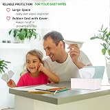 XiangJunly 2Pcs Wet Wipes Storage Box with Lid Green Dispenser Holder Case view 6