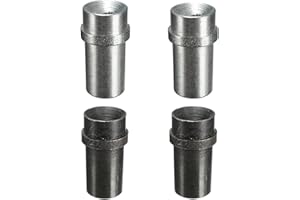 Jewboer 4pcs Iron Sandblaster Nozzle Tips Abrasive Sand Blaster Blasting 5mm and 6mm Inner Diameter (Pack of 4)