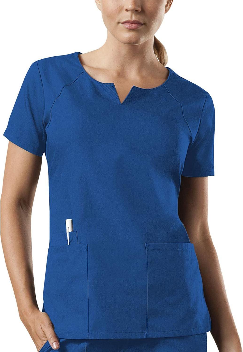 Smart Uniform Women Scrub Round Neck Top Amazon.co.uk Clothing