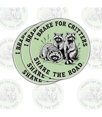 Animal Rescue Transport Vehicle Bumper Sticker - 10" X 3" - Car, Truck, SUV Decal - Made In USA