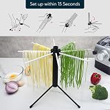 Collapsible Pasta Dryer Rack Compact Foldable 8 Rods 5 lbs view 2