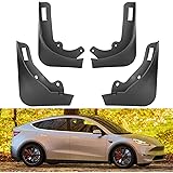 Motrobe Tesla Model Y Mud Flaps Splash Guards No Drilling Required (Set of Four)