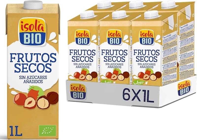 - Bebida Ecológica Vegetal de Frutos Secos - Pack 6 X 1 L