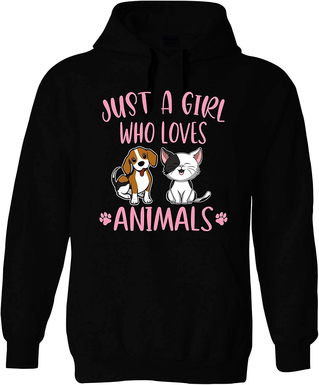Just A Girl Who Love Animals Pet Dog Cat Hoodie Clothing