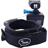 Ho Stevie! Armband Leash for GoPro Cameras and Mouth Mounts - Clear POV Video with Coiled Leash