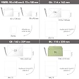 Clairefontaine 5545C Self-Adhesive Envelopes DL 11x22cm 120gsm Green Pack of 20 view 4