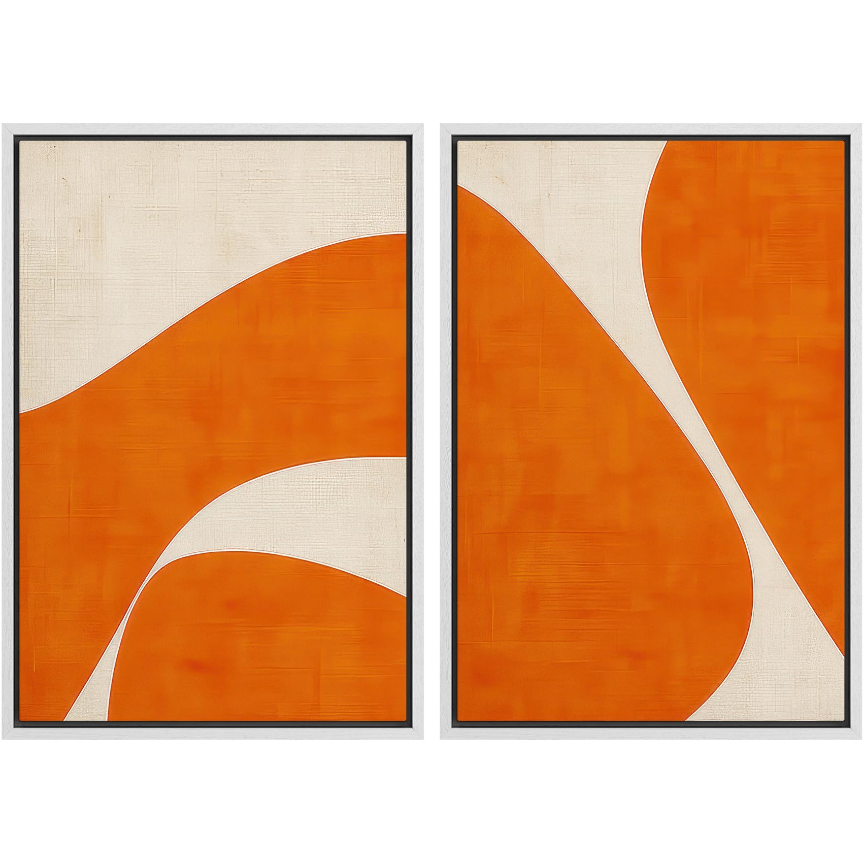 MUDECOR Framed Canvas Print Wall Art Set Retro