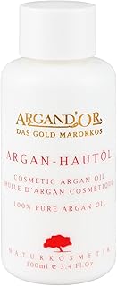 Argand´Or Arganöl pur für Gesicht, Haut und Haare 100 ml Bio und Fair Trade Gesichtspflege und Natur-Kosmetik aus Marokko Vegan und ohne Silikone